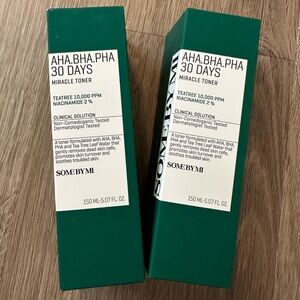 SOME BY MI Miracle Toner new lot of two aha pha